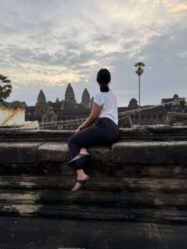 Sonnenaufgang bei Angkor Wat, Siem Reap